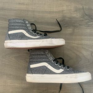Van’s classic Old Skool hi-tops, size 8